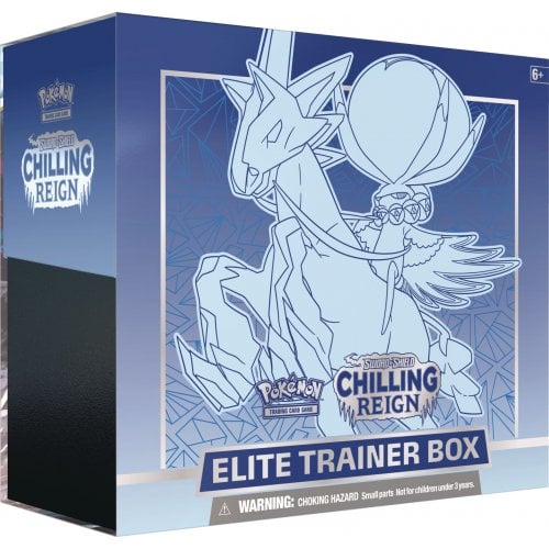 SWSH Chilling Reign Elite Trainer Box - Ice Rider Calyrex (BLUE)