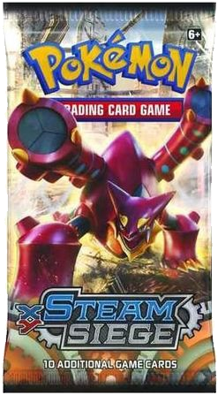Pokemon Sealed Booster Pack (10 Cards) - XY Steam Siege