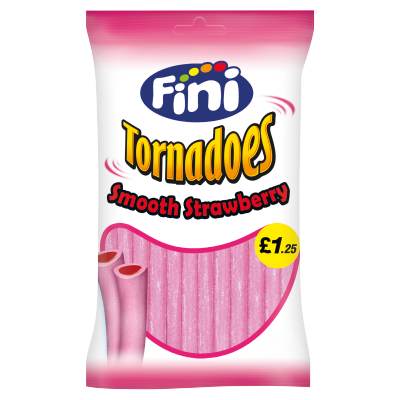 Fini Tornadoes Smooth Strawberry 140g