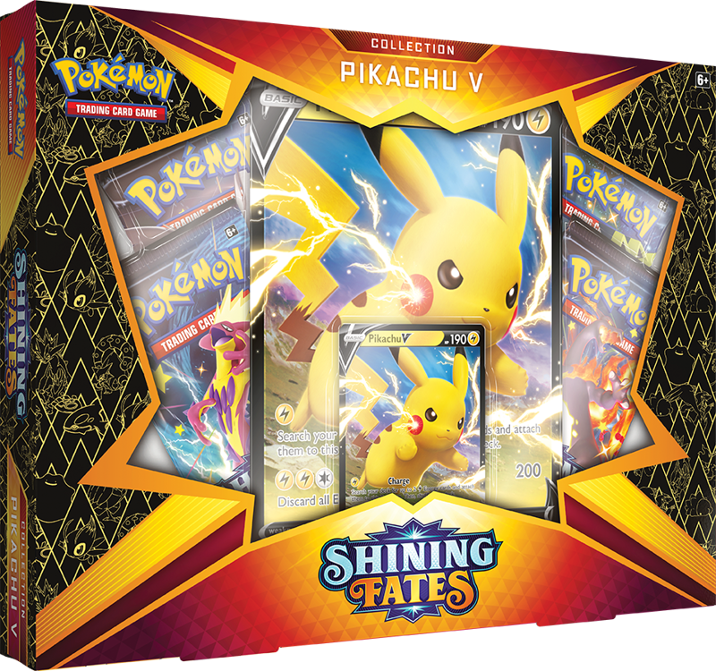 Pokemon Shining Fates Pikachu V Collection Box