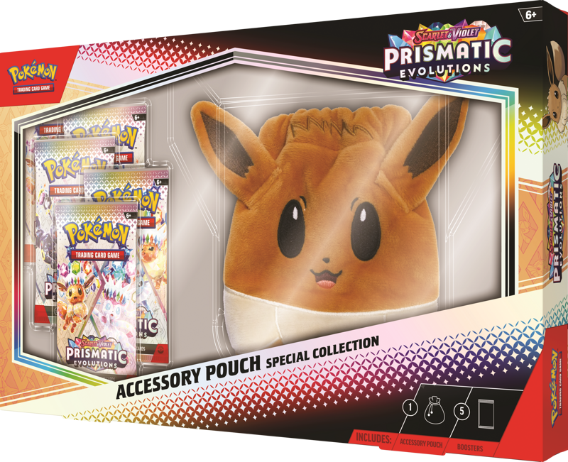 Pokemon Scarlet & Violet Prismatic Evolutions: Accessory Pouch Special Collection