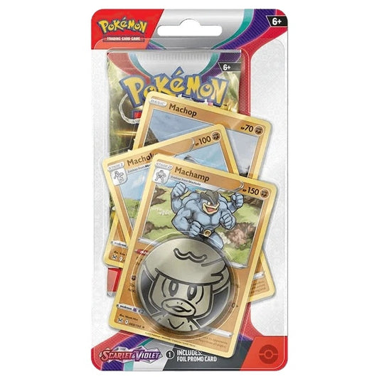 Scarlet and Violet (Base Set) Premium Checklane Blister Machamp