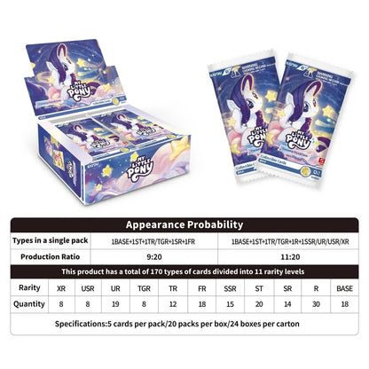 My Little Pony-Friendship Eternal Cards-Rainbow Edition Foil CDU -002B-EMEA