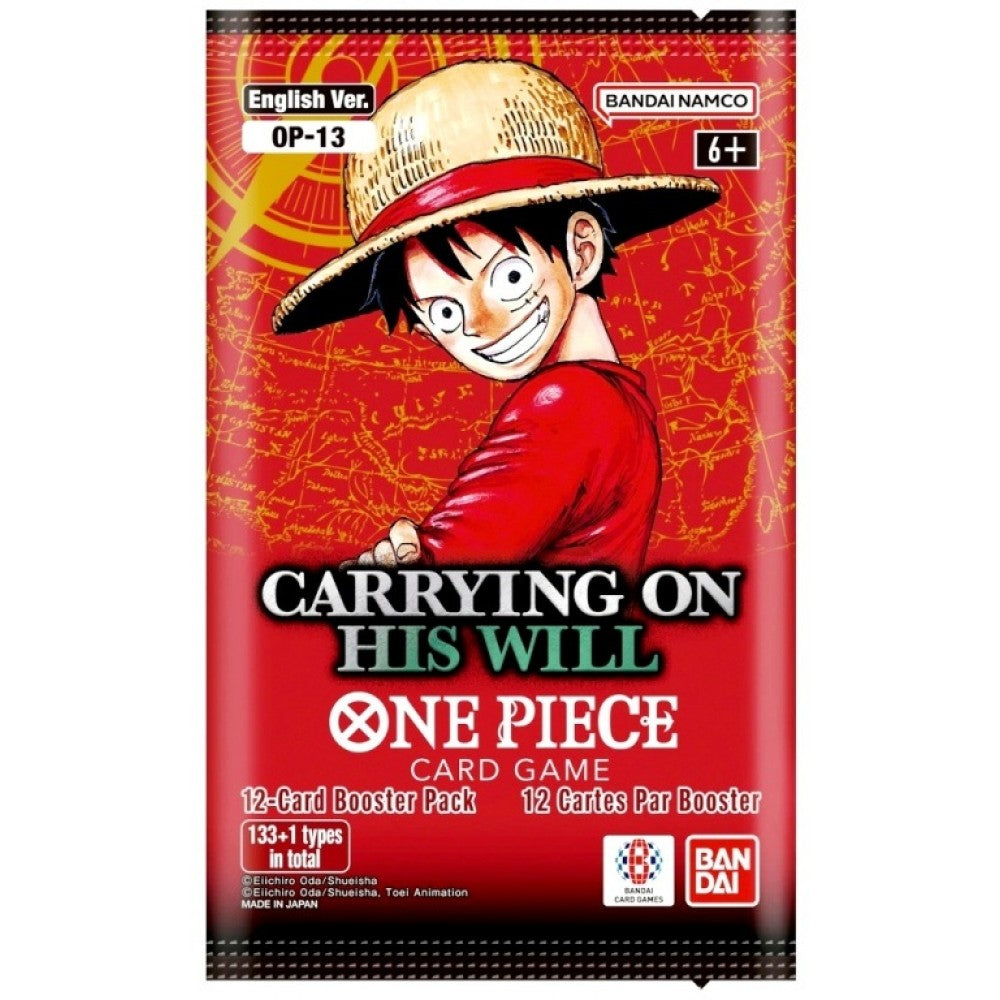 One Piece (OP13) Carrying On His Will Booster (Free Dash Pack With Each Booster Box)