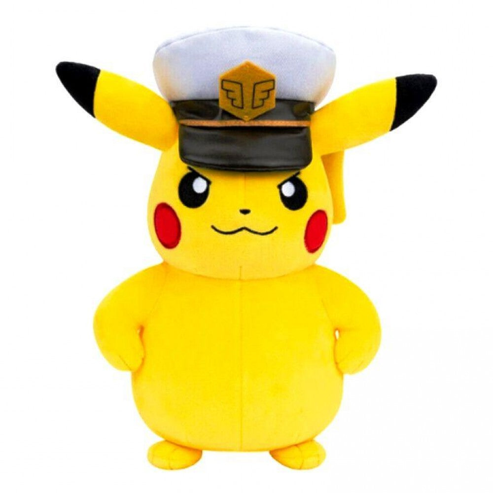 Pokemon 8" Pikachu with Captain's Hat Plush