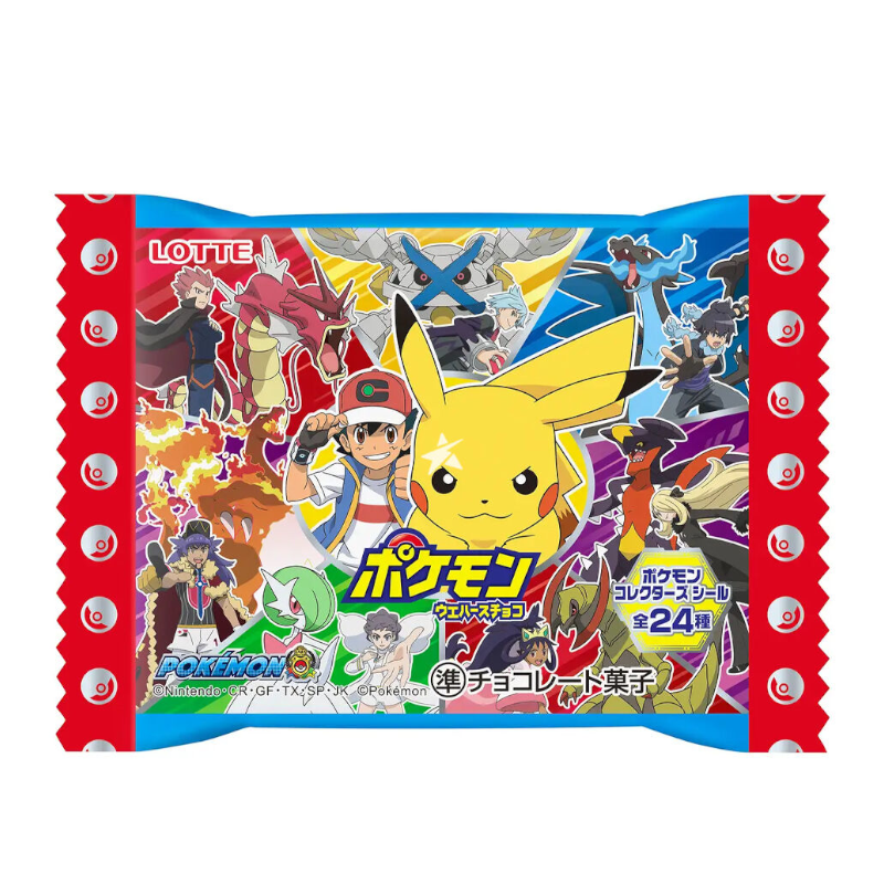 LOTTE Pokemon Choco Wafer with Sticker