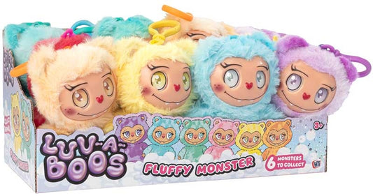 LUV-A-BOOS - FLUFFY MONSTERS ASSORTED