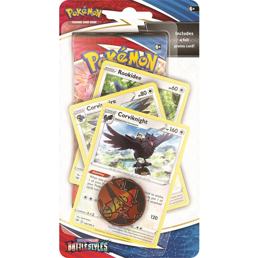 SWSH Battle Styles Premium Checklane Blister Corviknight